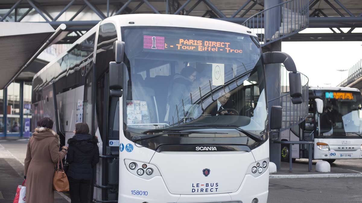 Le Bus Direct из Орли в Париж