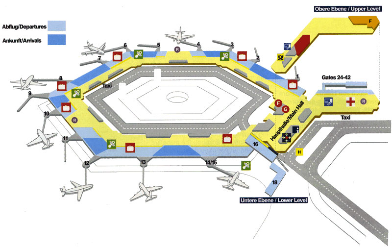 Схема аэропорта Тегель