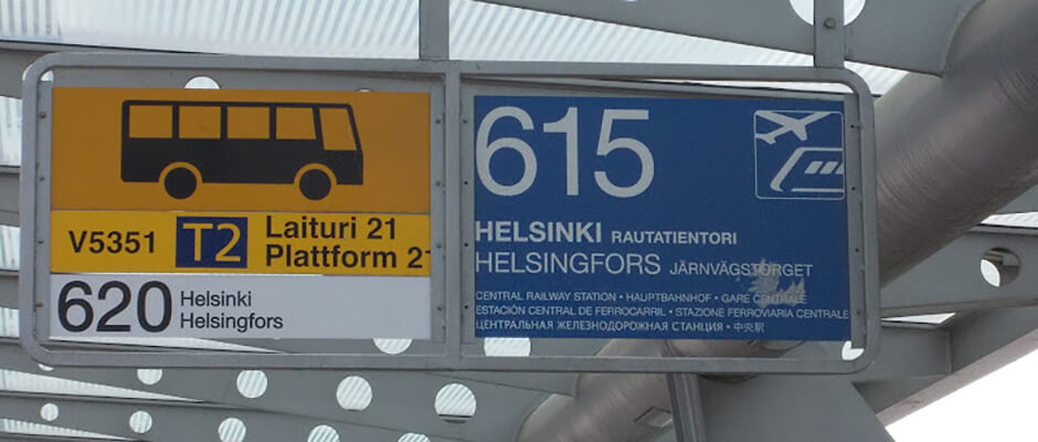 Автобусы в Хельсинки
