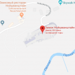 Замок Нойшванштайн на карте