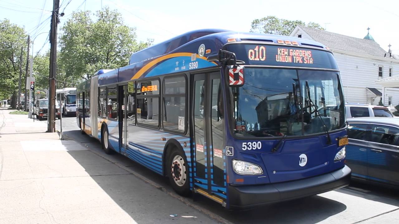 Автобус из аэропорта Нью-Йорка в центр города