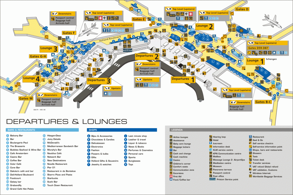 Схема аэропорта Ларнаки