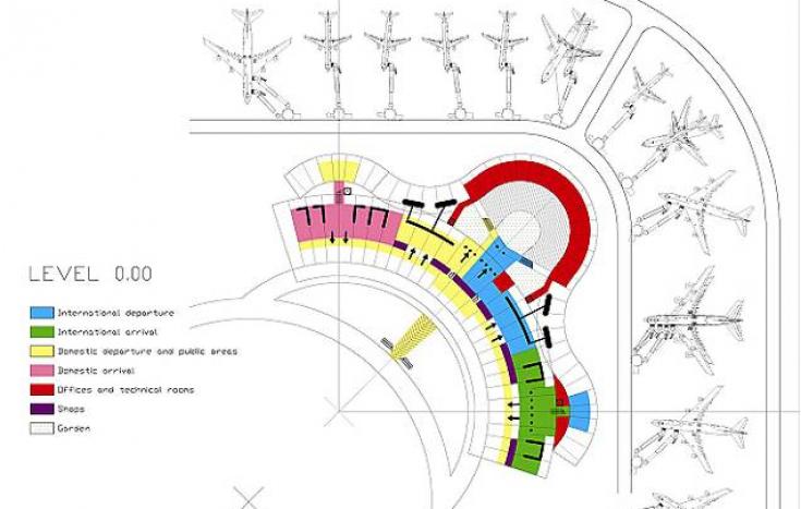 Схема аэропорта Даболим